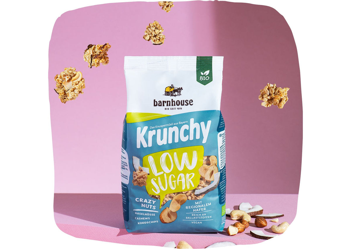 Bio-Müsli Krunchy Low Sugar Crazy Nuts