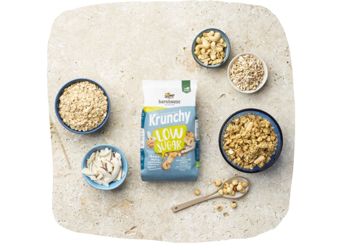 Bio-Müsli Krunchy Low Sugar Crazy Nuts