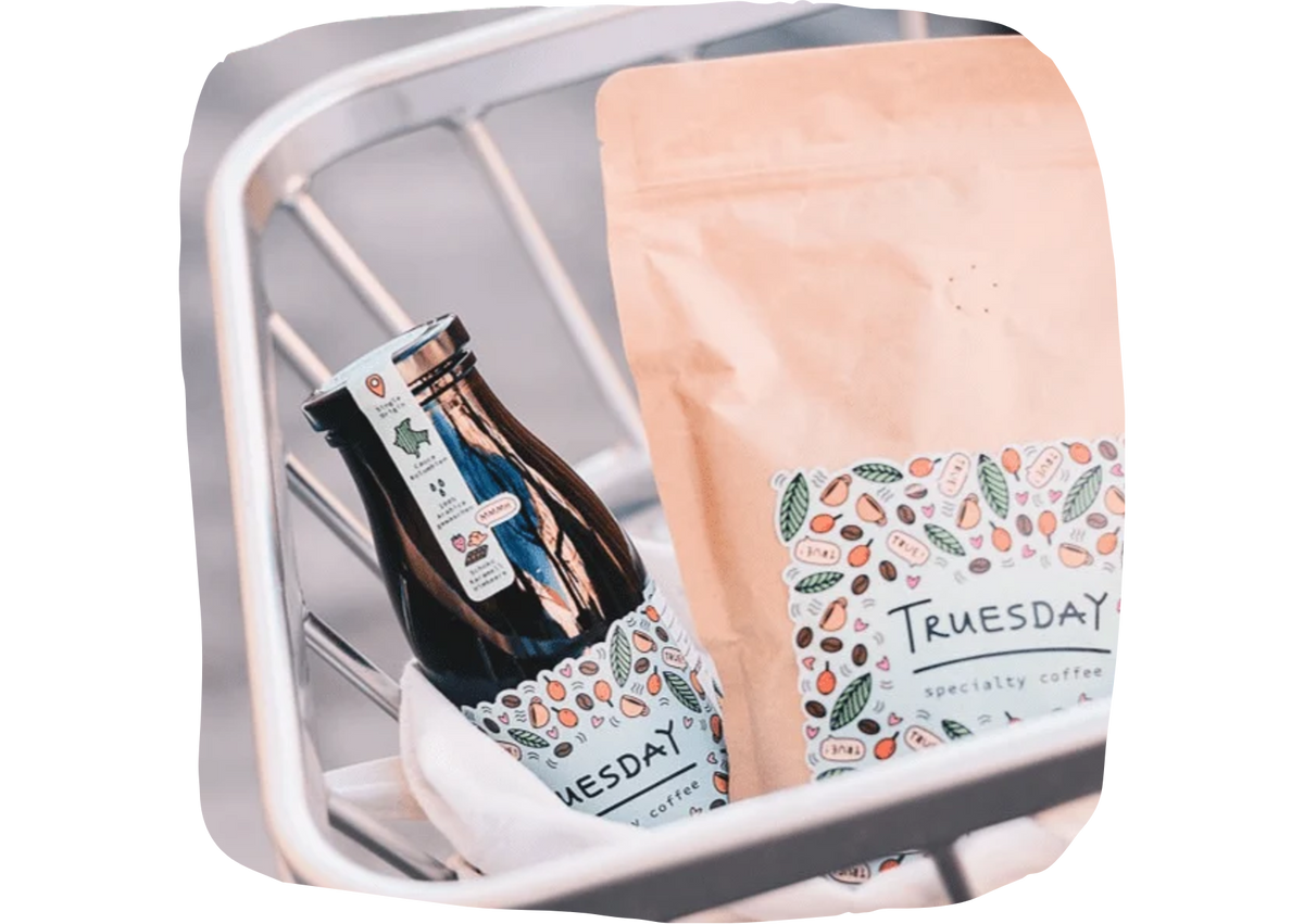 Cauca Excelso in Mehrwegflasche und Beutel