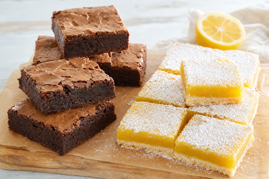 Brownies und Lemon Bars