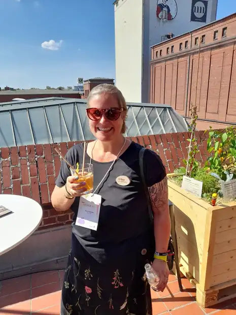Drinks auf der Dachterrasse